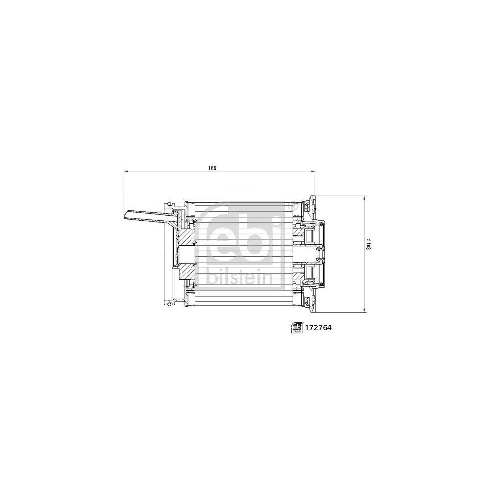 Kraftstofffilter FEBI BILSTEIN 172764 für AUDI PORSCHE VW BENTLEY