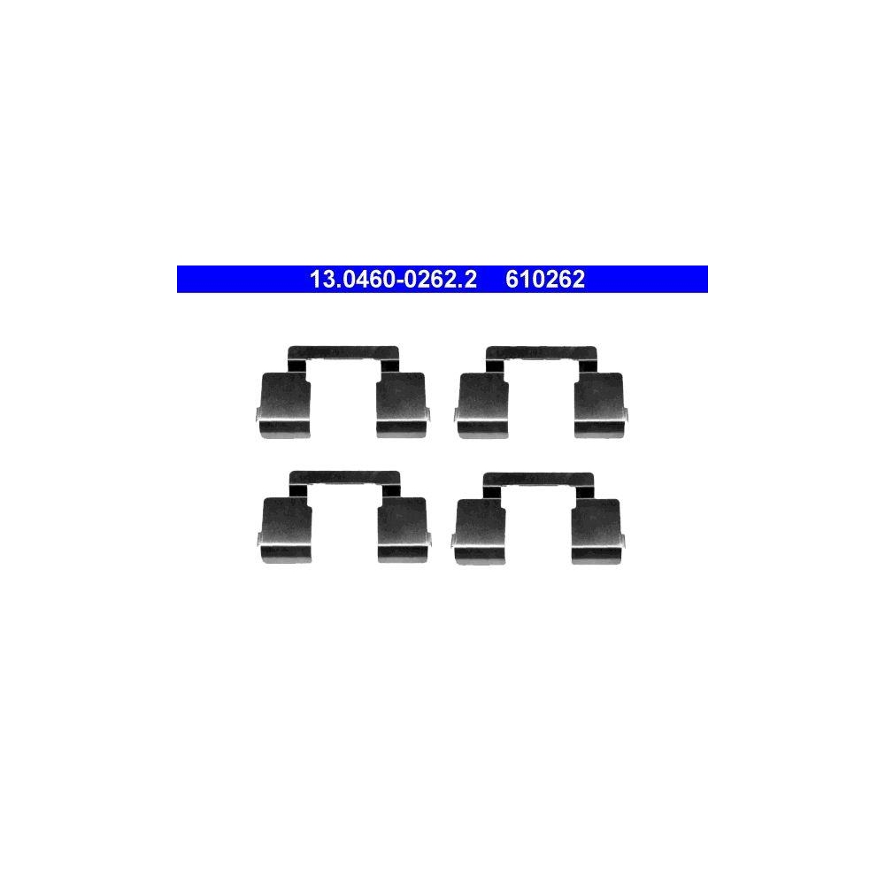 Zubehörsatz, Scheibenbremsbelag ATE 13.0460-0262.2 für, Vorderachse