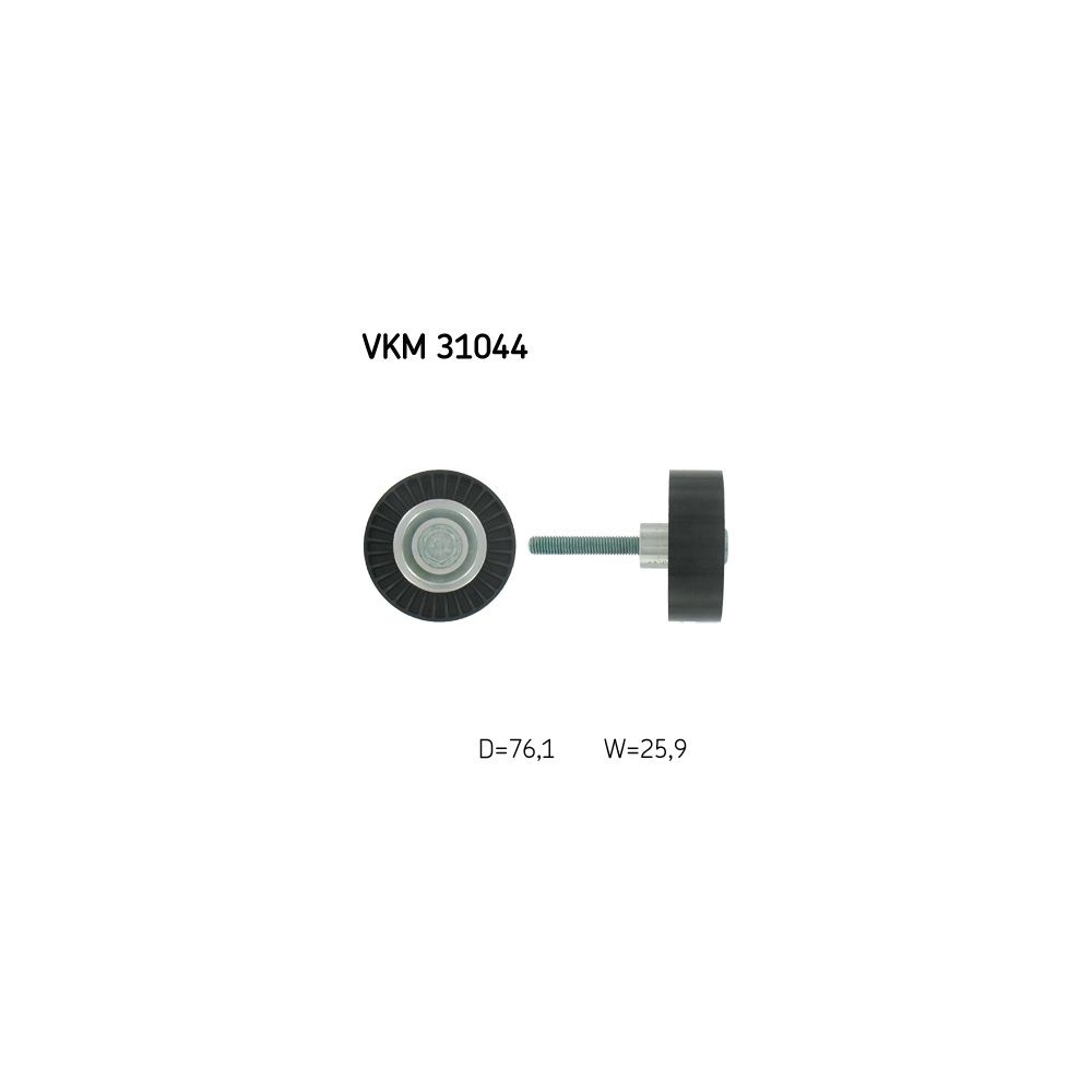 Umlenk-/Führungsrolle, Keilrippenriemen SKF VKM 31044 für AUDI SEAT SKODA VW