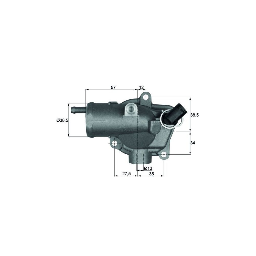 Thermostat, Kühlmittel MAHLE TI 27 92 für MERCEDES-BENZ