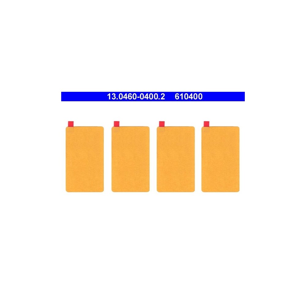 Zubehörsatz, Scheibenbremsbelag ATE 13.0460-0400.2