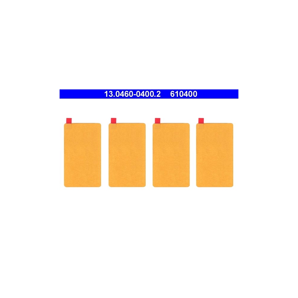 Zubehörsatz, Scheibenbremsbelag ATE 13.0460-0400.2