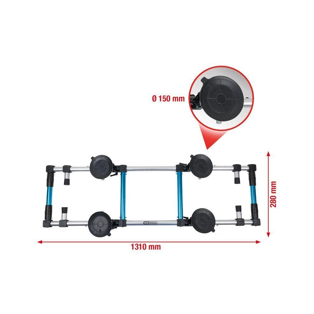 Saugheber KS TOOLS 140.1009 für