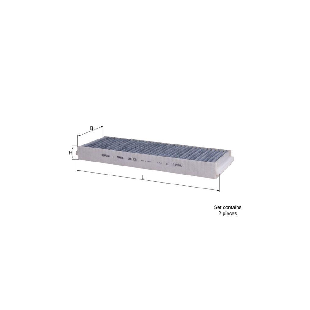 Filter, Innenraumluft KNECHT LAK 239/S für VAG