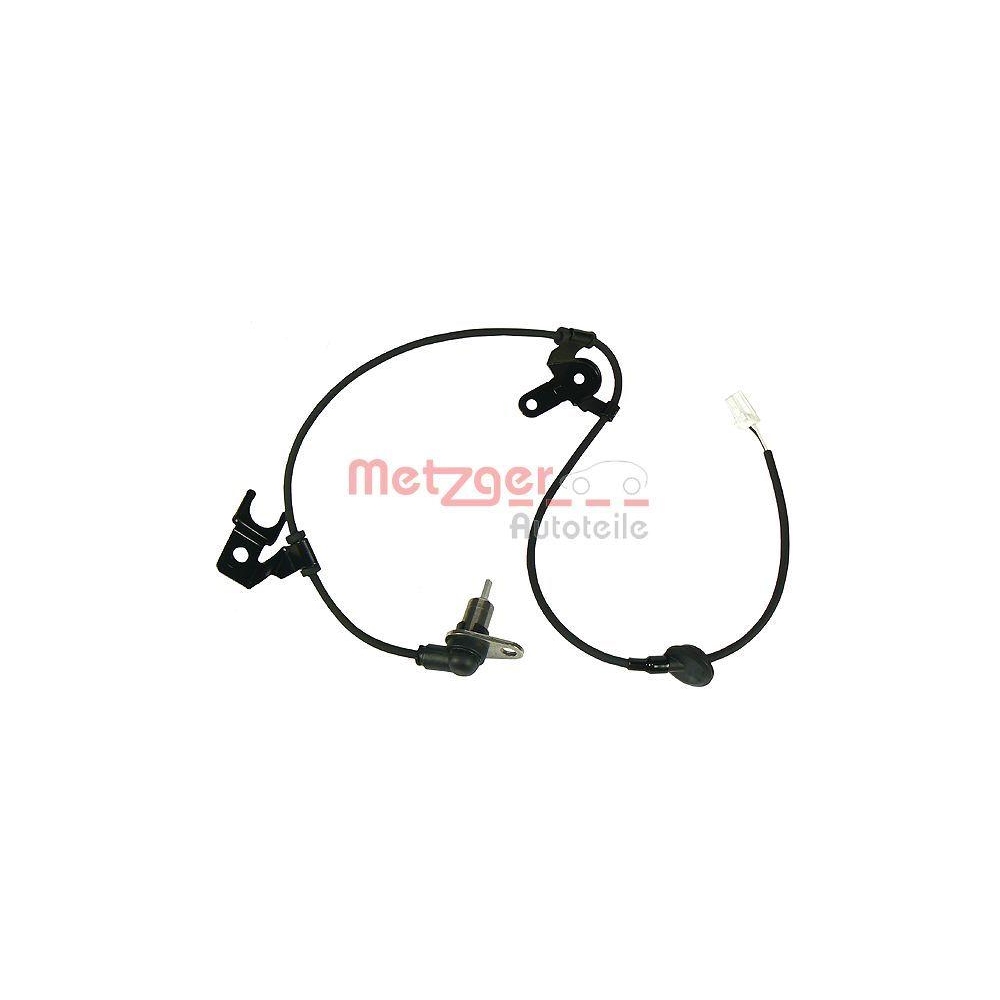 Sensor, Raddrehzahl METZGER 0900592 für MAZDA, Hinterachse links