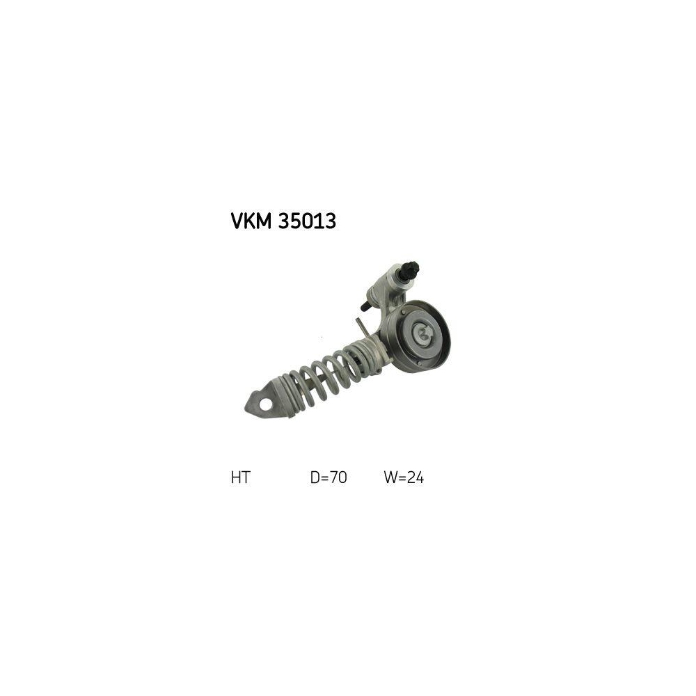 Spannrolle, Keilrippenriemen SKF VKM 35013 für OPEL VAUXHALL CHEVROLET, mitte