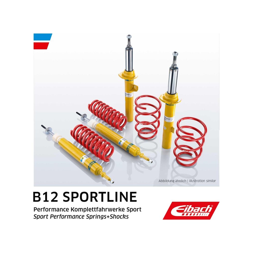 Fahrwerkssatz, Federn/Dämpfer EIBACH E95-81-016-01-22 EIBACH B12 Sportline für