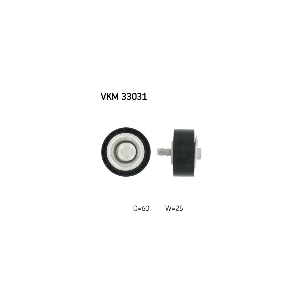 Umlenk-/Führungsrolle, Keilrippenriemen SKF VKM 33031 für CITROËN FIAT PEUGEOT