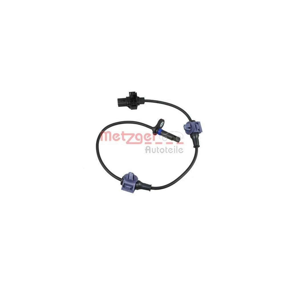 Sensor, Raddrehzahl METZGER 0900618 für HONDA, Hinterachse rechts