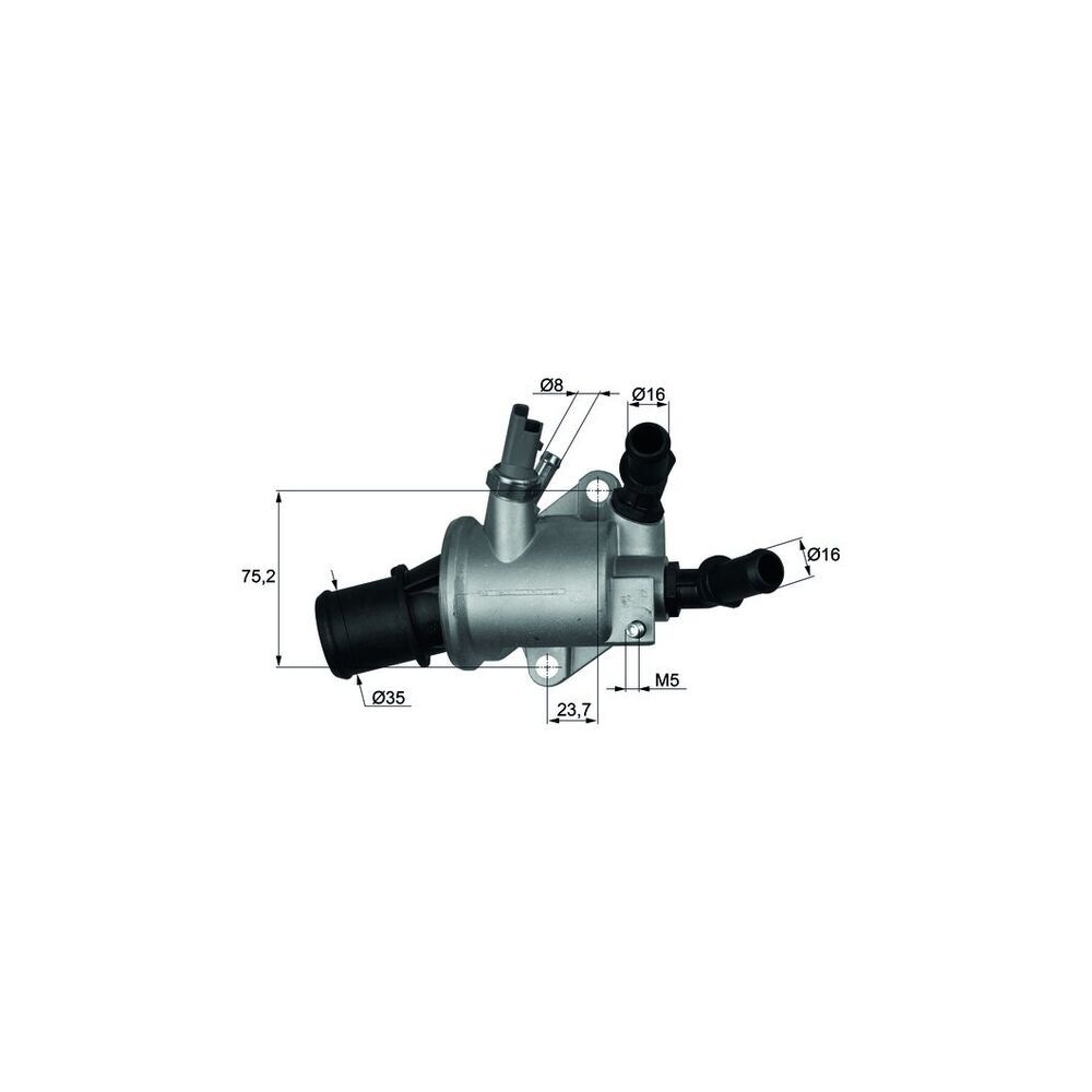 Thermostat, Kühlmittel MAHLE TI 143 88 für FIAT OPEL SAAB SUZUKI VAUXHALL