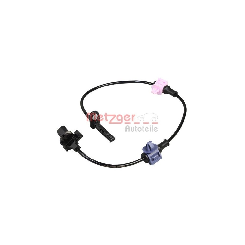 Sensor, Raddrehzahl METZGER 0900626 für HONDA, Hinterachse links