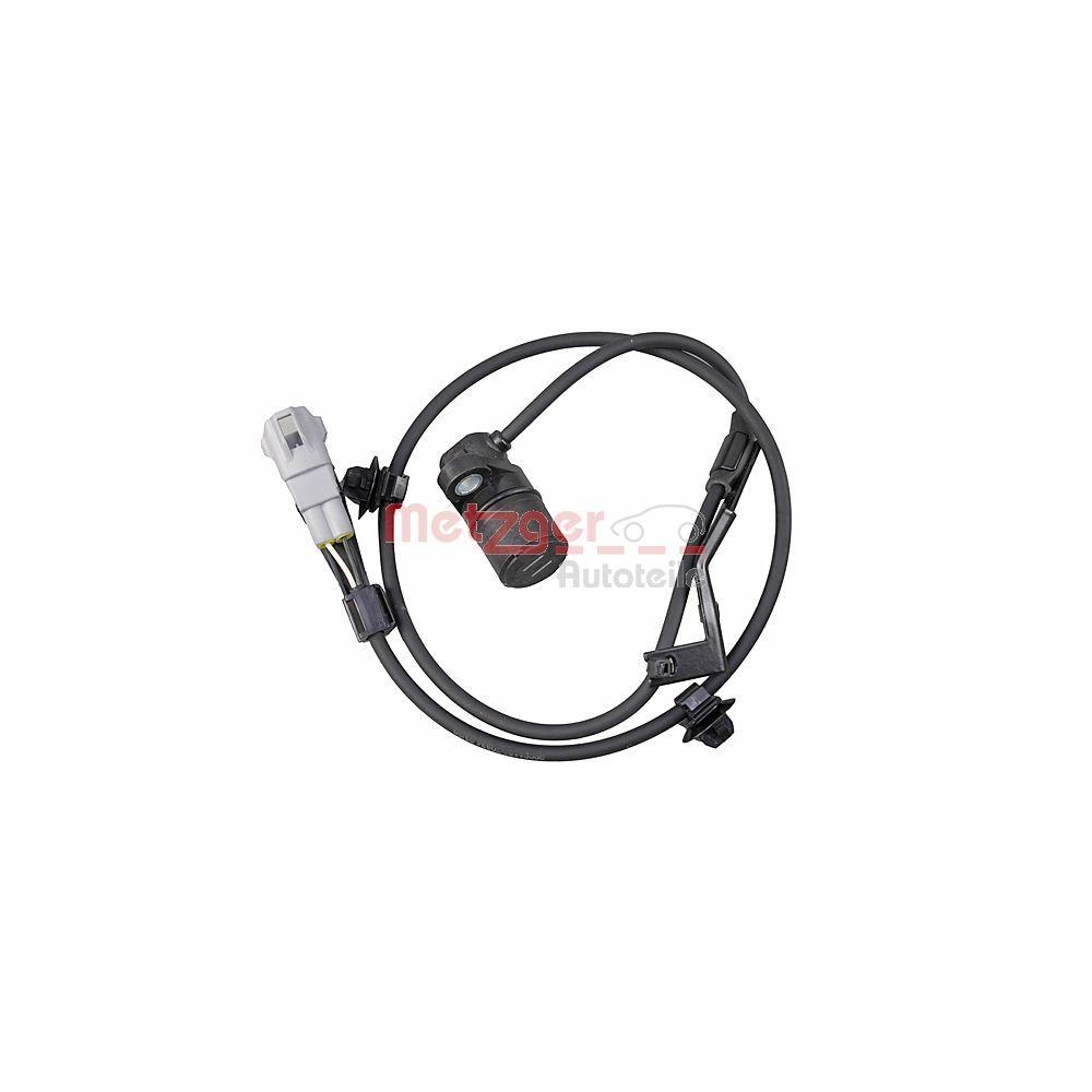 Sensor, Raddrehzahl METZGER 09001155 für TOYOTA, Hinterachse rechts