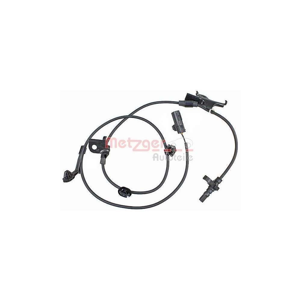 Sensor, Raddrehzahl METZGER 09001166 für TOYOTA, Vorderachse rechts