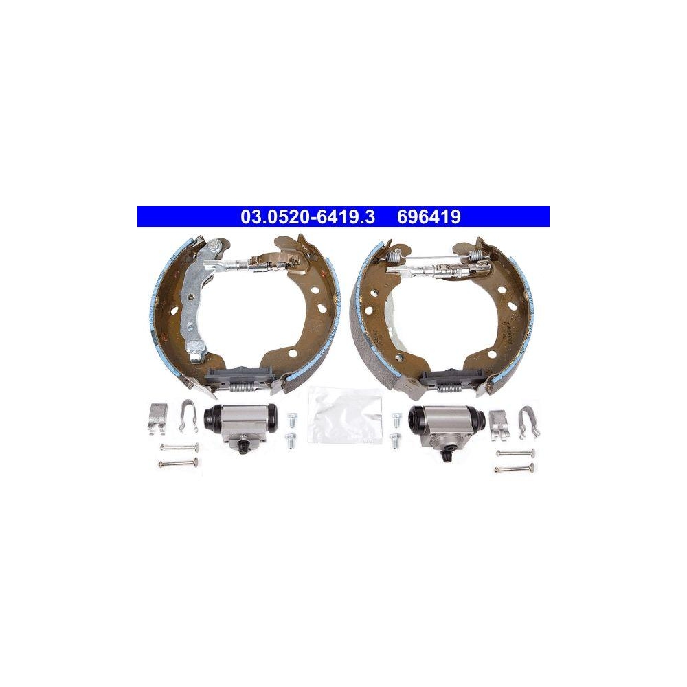 Bremsbackensatz ATE 03.0520-6419.3 Original ATE TopKit für RENAULT, Hinterachse