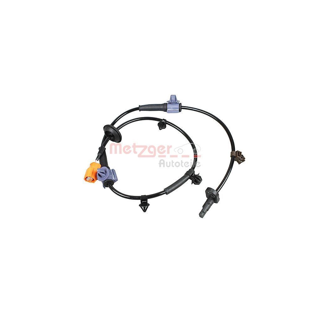 Sensor, Raddrehzahl METZGER 09001178 für HONDA, Vorderachse links