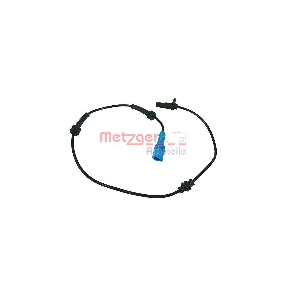 Sensor, Raddrehzahl METZGER 0900671 für CITROËN/PEUGEOT, Hinterachse