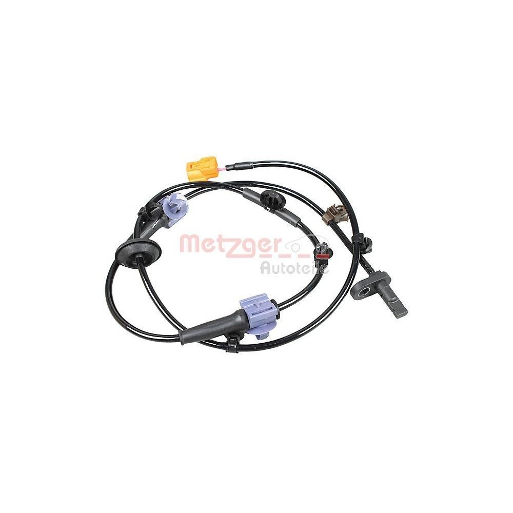 Sensor, Raddrehzahl METZGER 09001179 für HONDA, Vorderachse rechts