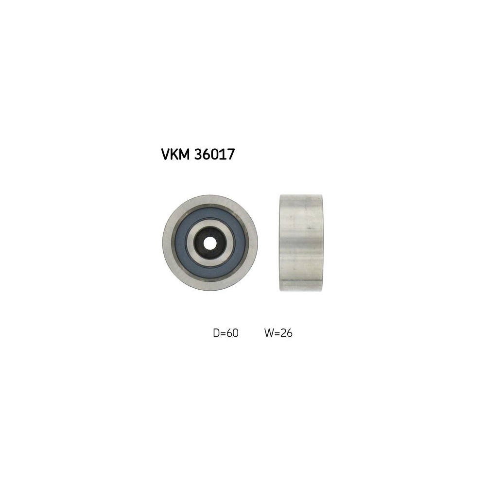 Umlenk-/Führungsrolle, Keilrippenriemen SKF VKM 36017 für OPEL RENAULT VAUXHALL