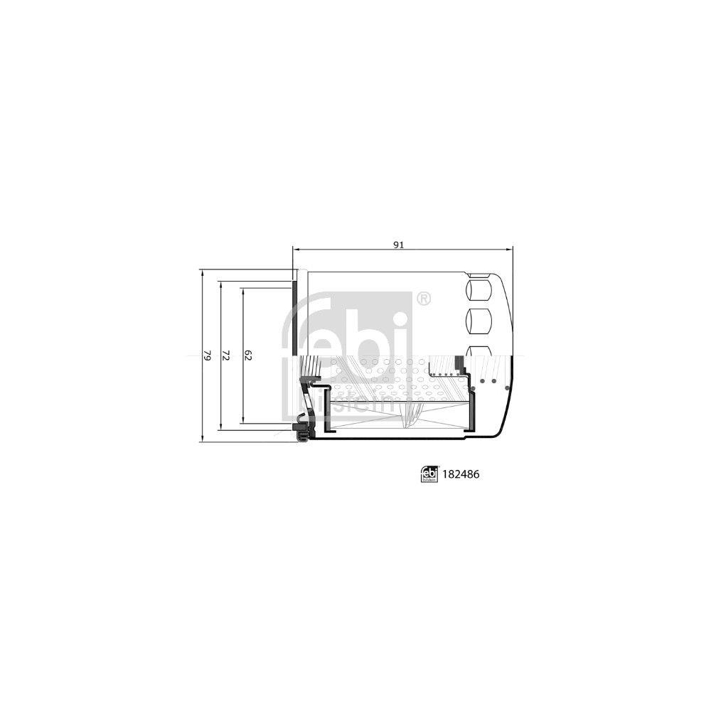 Ölfilter FEBI BILSTEIN 182486 für BMW FORD PEUGEOT RENAULT CATERPILLAR