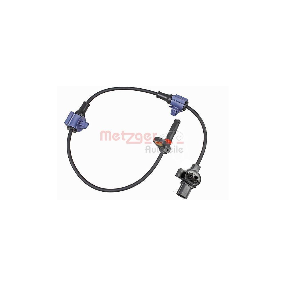 Sensor, Raddrehzahl METZGER 09001182 für HONDA, Hinterachse links