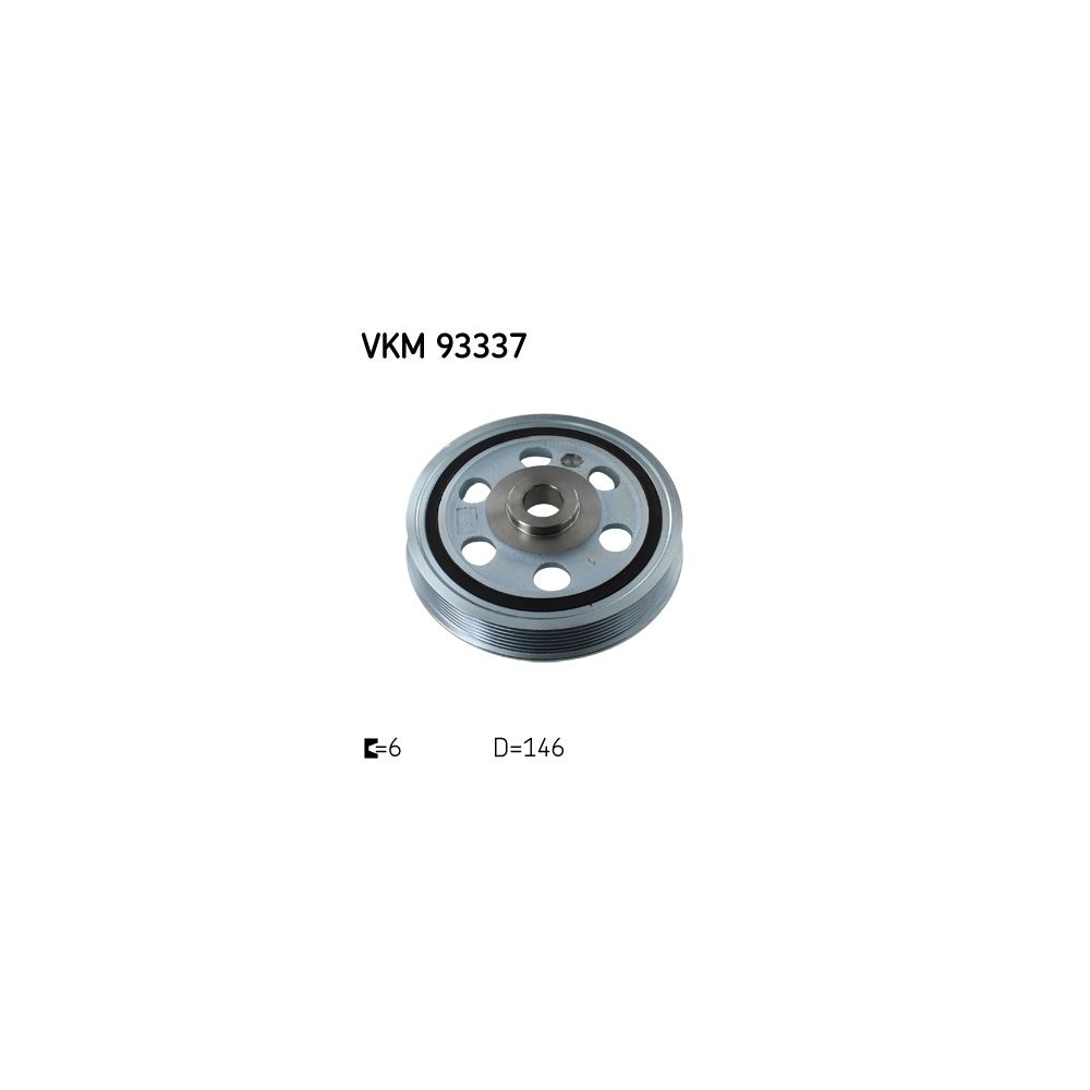 Riemenscheibe, Kurbelwelle SKF VKM 93337 für CITROËN FIAT PEUGEOT