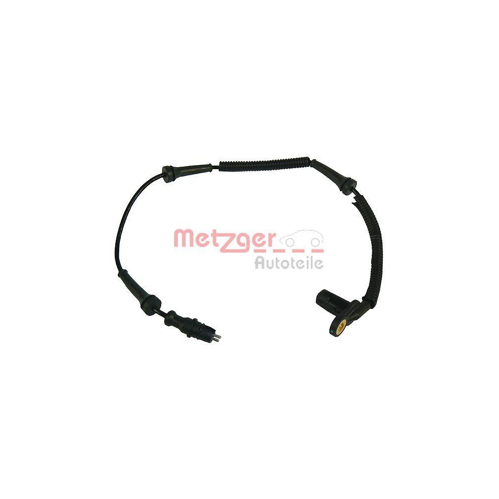 Sensor, Raddrehzahl METZGER 0900674 für RENAULT, Vorderachse