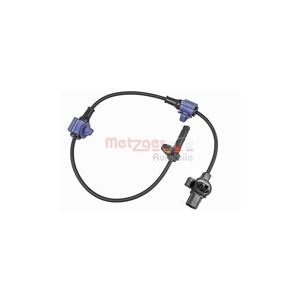 Sensor, Raddrehzahl METZGER 09001182 f&uuml;r HONDA, Hinterachse links