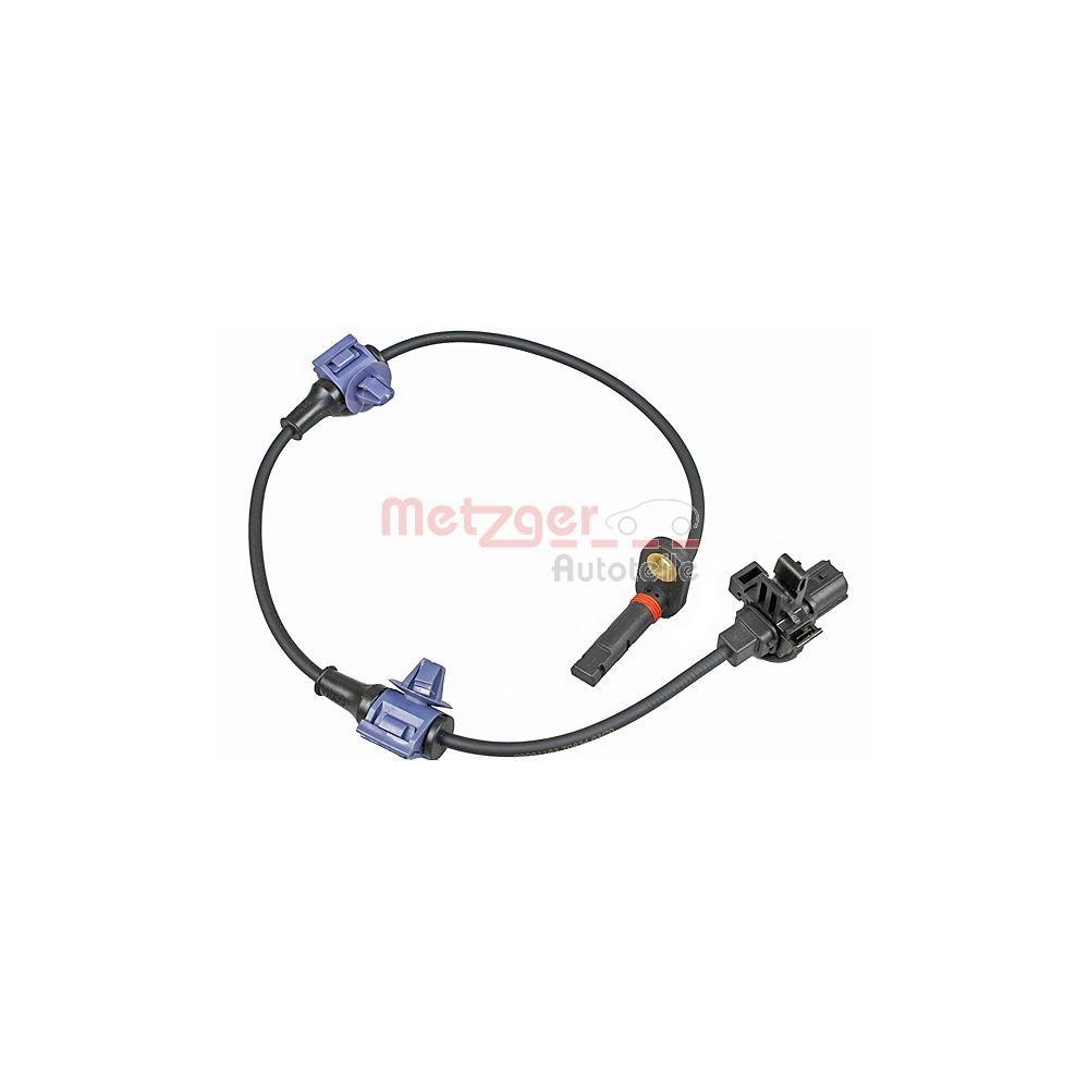 Sensor, Raddrehzahl METZGER 09001183 für HONDA, Hinterachse rechts