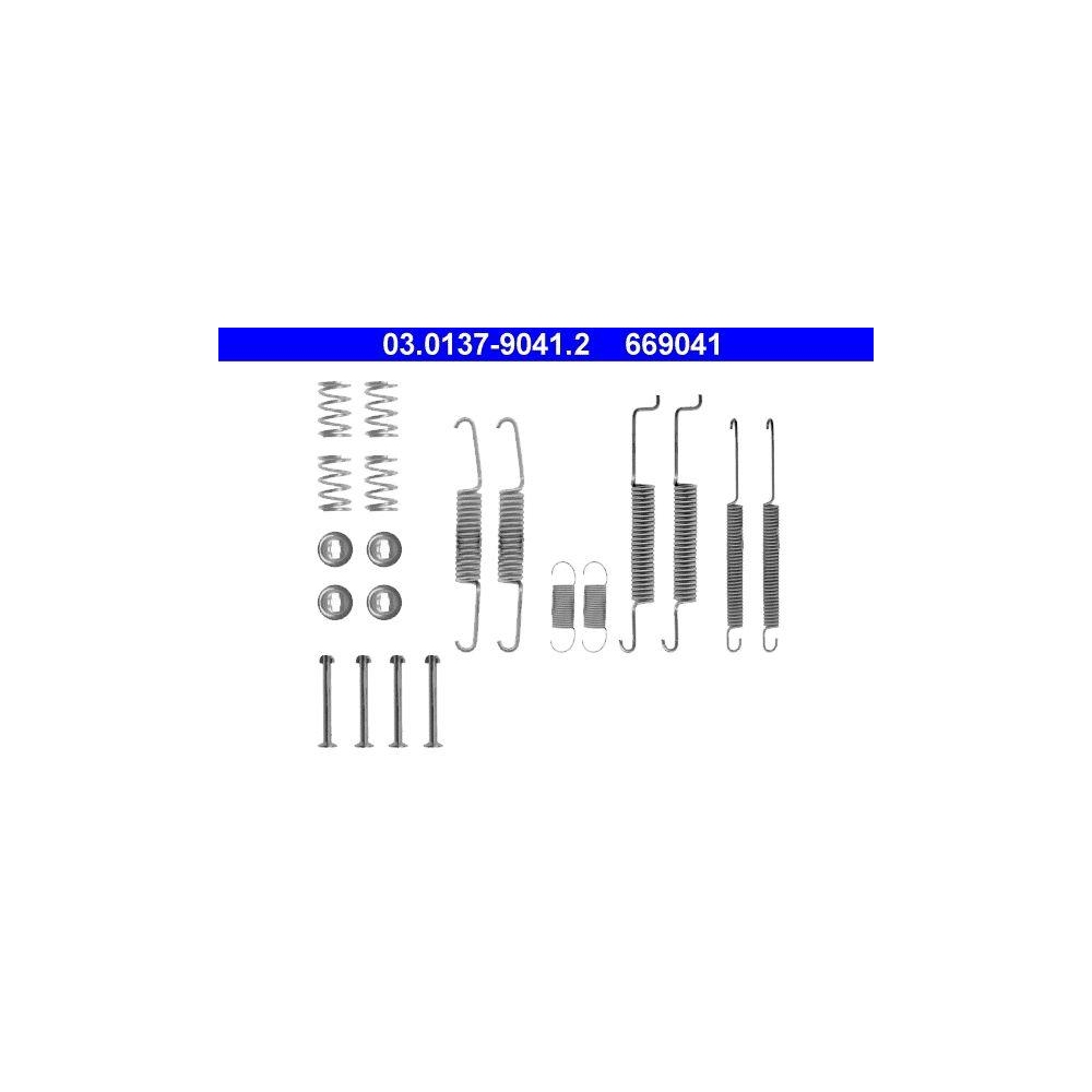 Zubehörsatz, Bremsbacken ATE 03.0137-9041.2 für SEAT VAG, Hinterachse