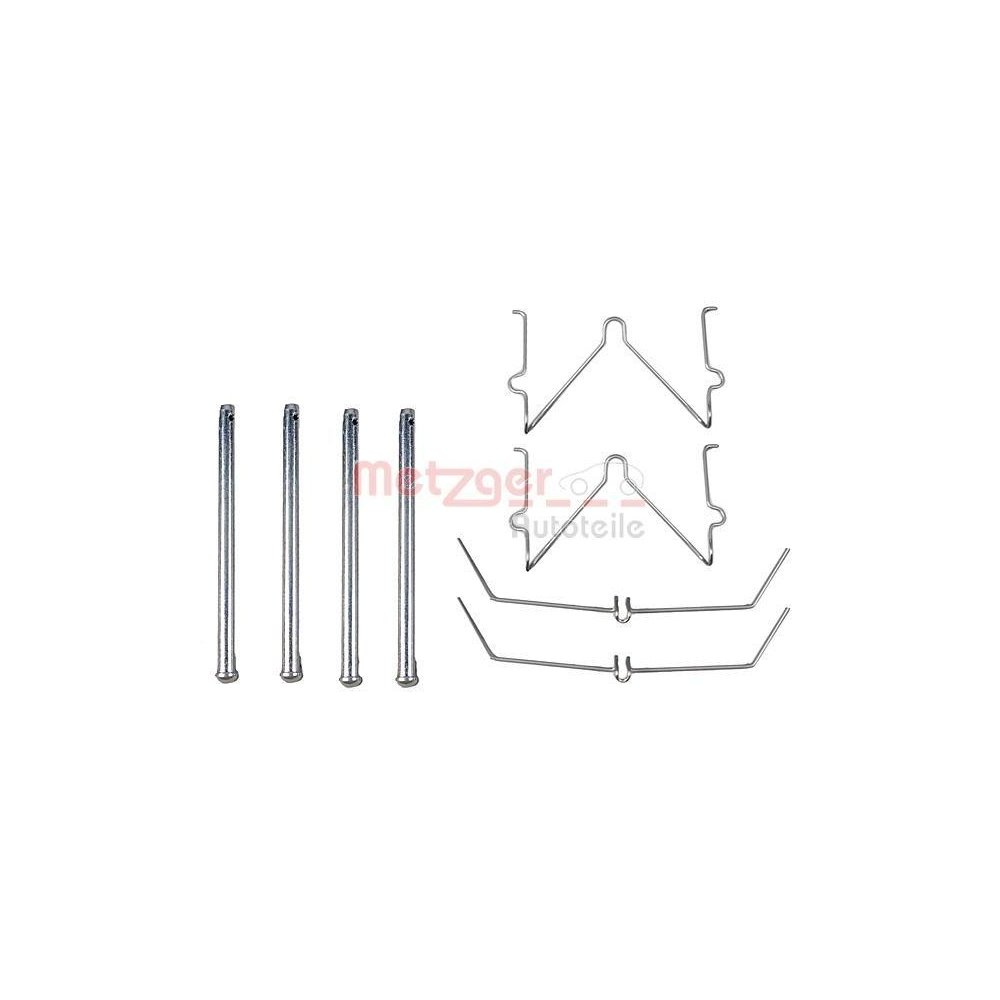 Zubeh&ouml;rsatz, Scheibenbremsbelag METZGER 109-1129 f&uuml;r TOYOTA VW, Vorderachse