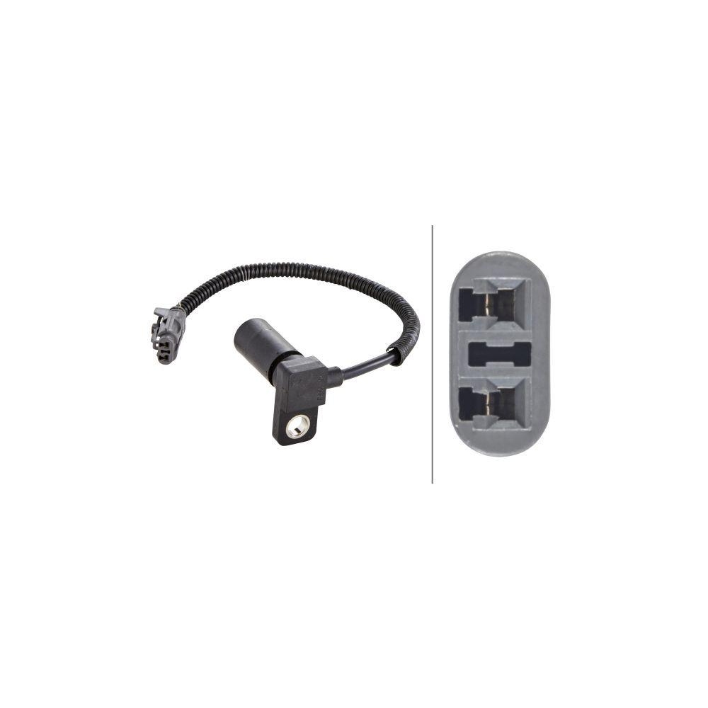 Drehzahlsensor, Automatikgetriebe HELLA 6PU 009 145-061 für SEAT SKODA VW