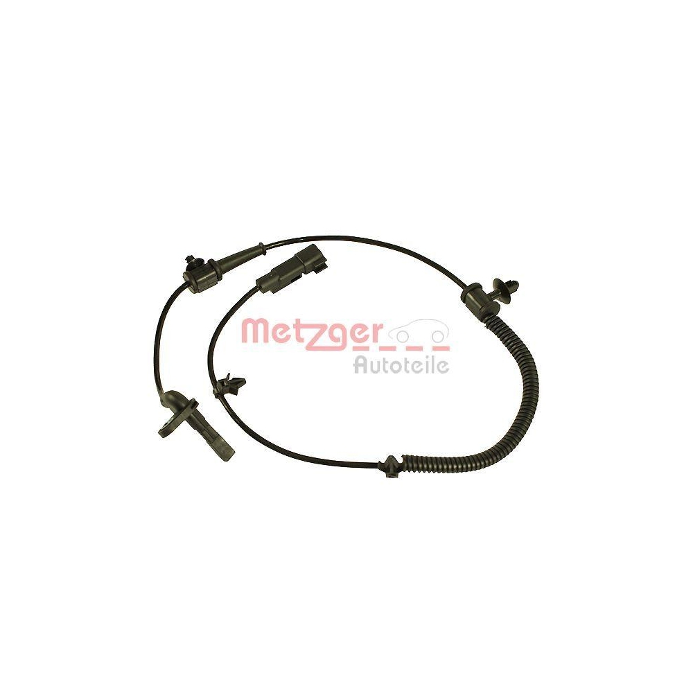 Sensor, Raddrehzahl METZGER 0900685 für OPEL SAAB, Hinterachse links