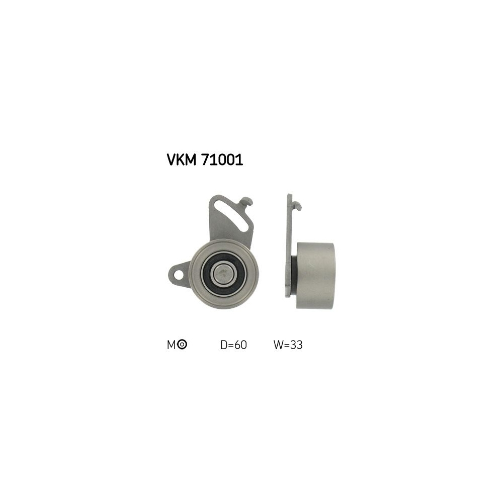 Spannrolle, Zahnriemen SKF VKM 71001 für TOYOTA