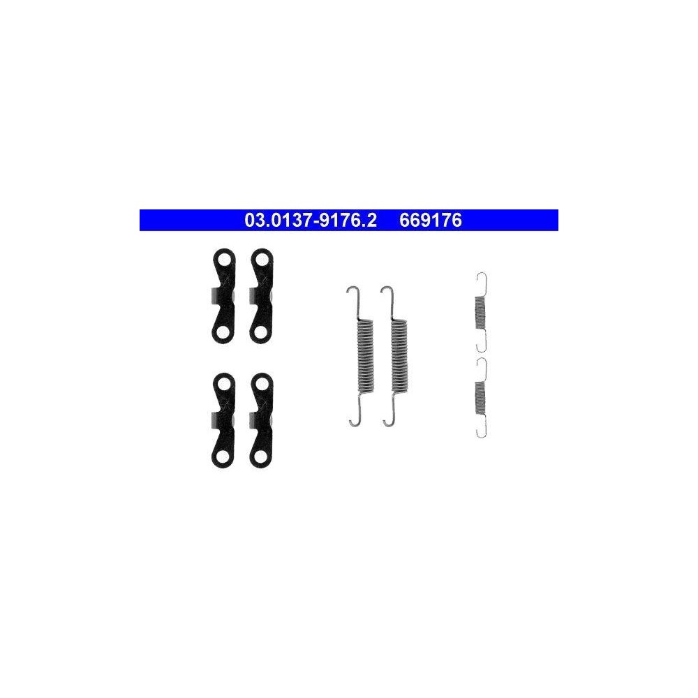 Zubehörsatz, Feststellbremsbacken ATE 03.0137-9176.2 für, Hinterachse