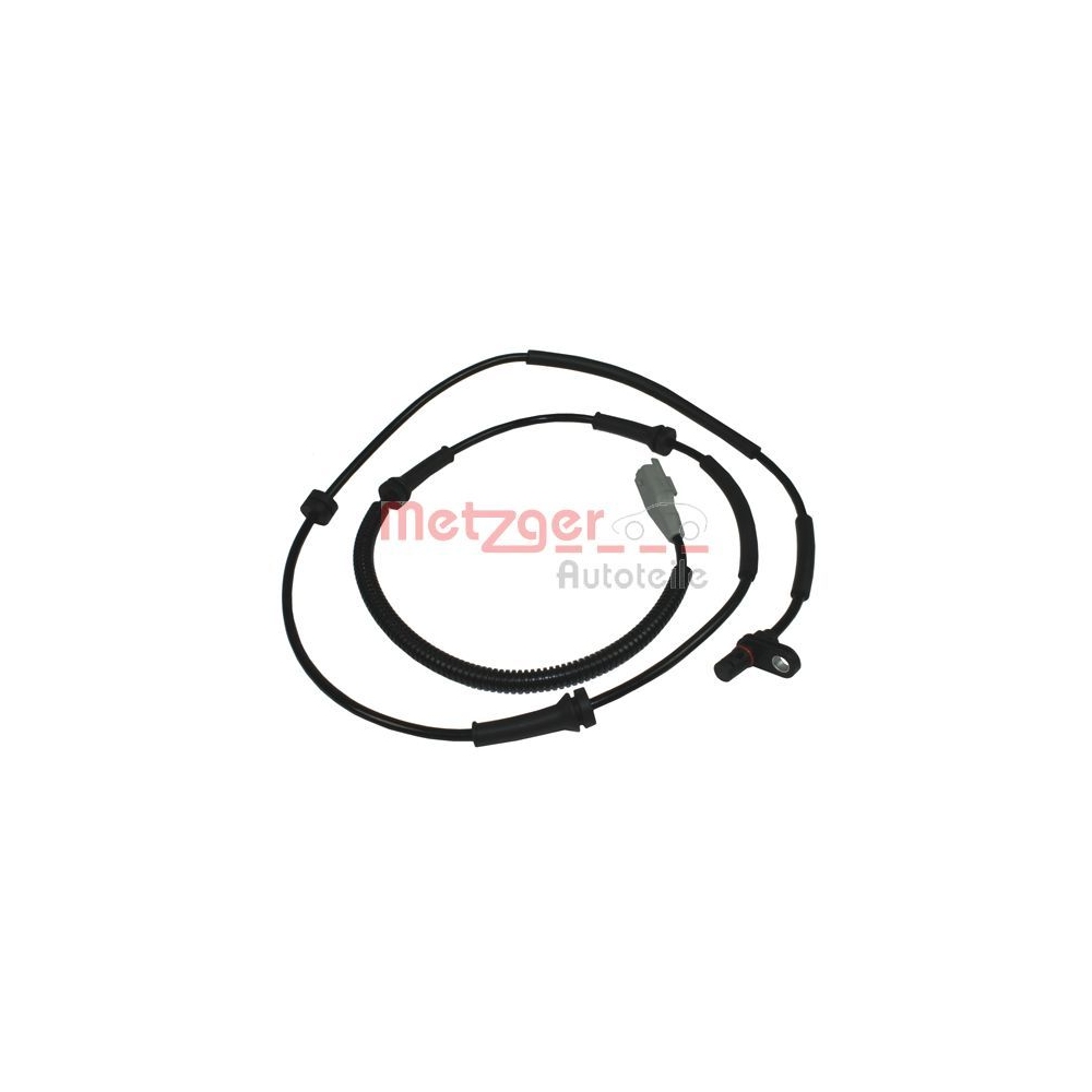 Sensor, Raddrehzahl METZGER 0900712 für FIAT CITROËN/PEUGEOT, Hinterachse