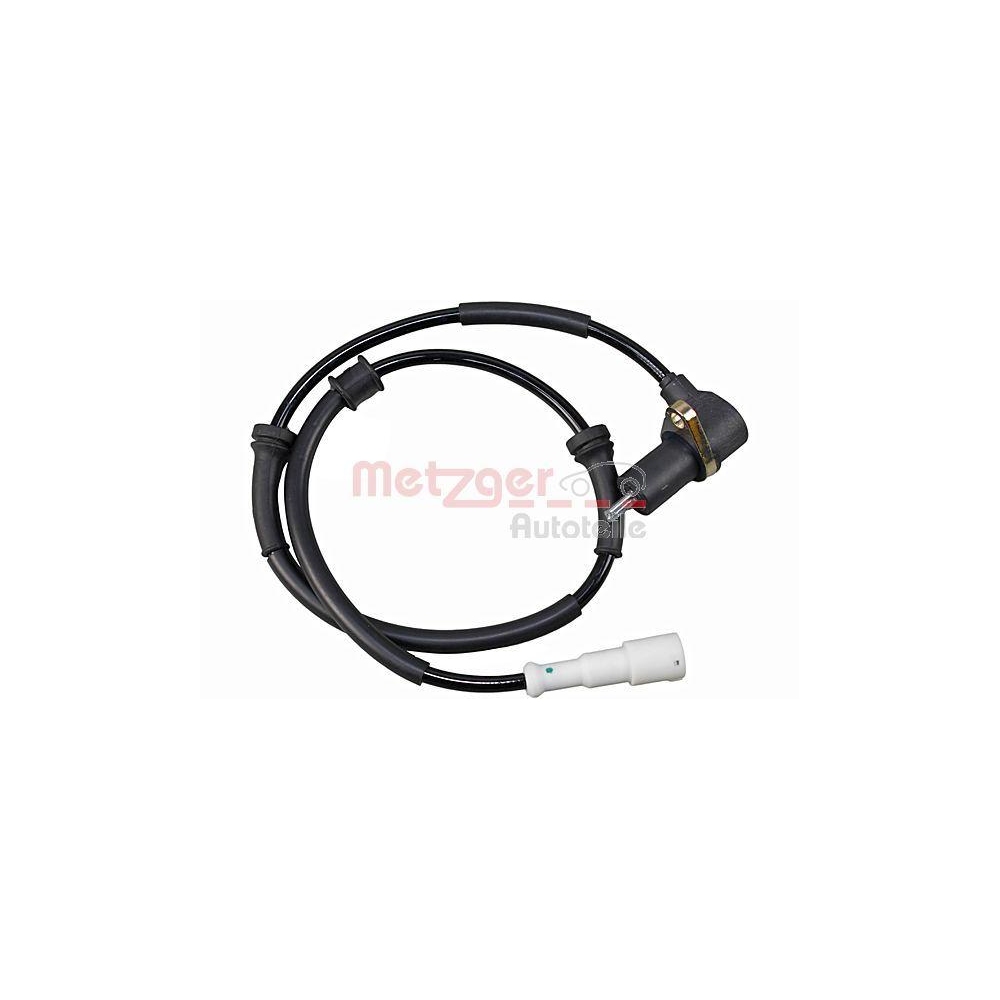 Sensor, Raddrehzahl METZGER 09001207 f&uuml;r RENAULT, Hinterachse links