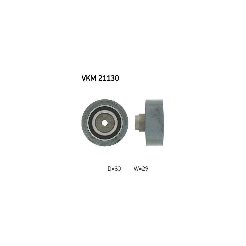 Umlenk-/Führungsrolle, Zahnriemen SKF VKM 21130 für AUDI SEAT SKODA VW, rechts