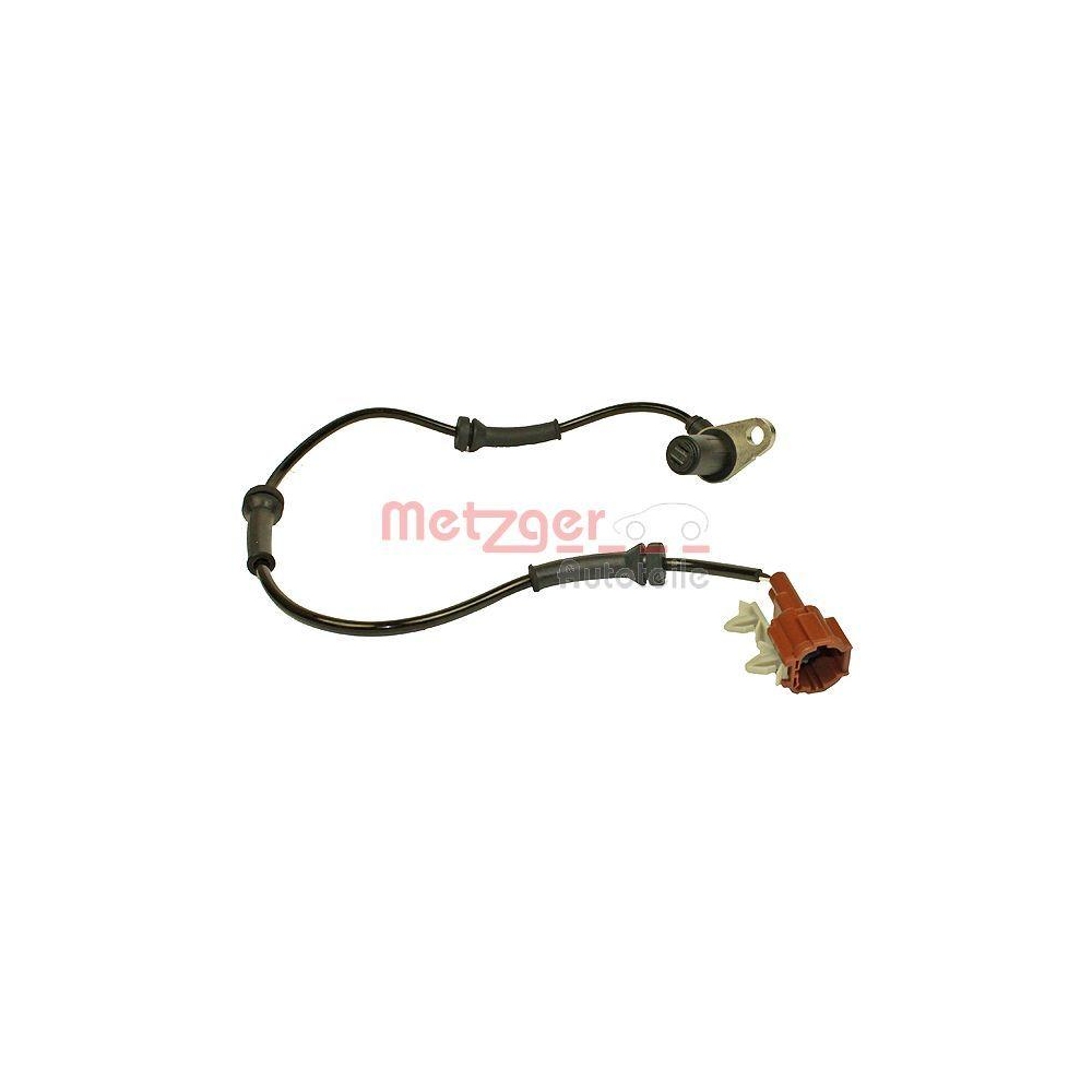 Sensor, Raddrehzahl METZGER 0900718 für NISSAN, Hinterachse links