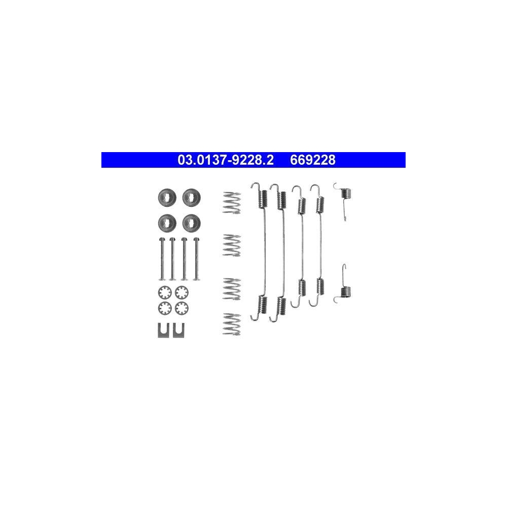 Zubehörsatz, Bremsbacken ATE 03.0137-9228.2 für CITROËN MERCEDES-BENZ NISSAN
