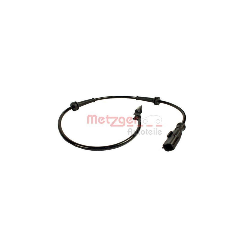 Sensor, Raddrehzahl METZGER 0900744 ORIGINAL ERSATZTEIL GREENPARTS für RENAULT