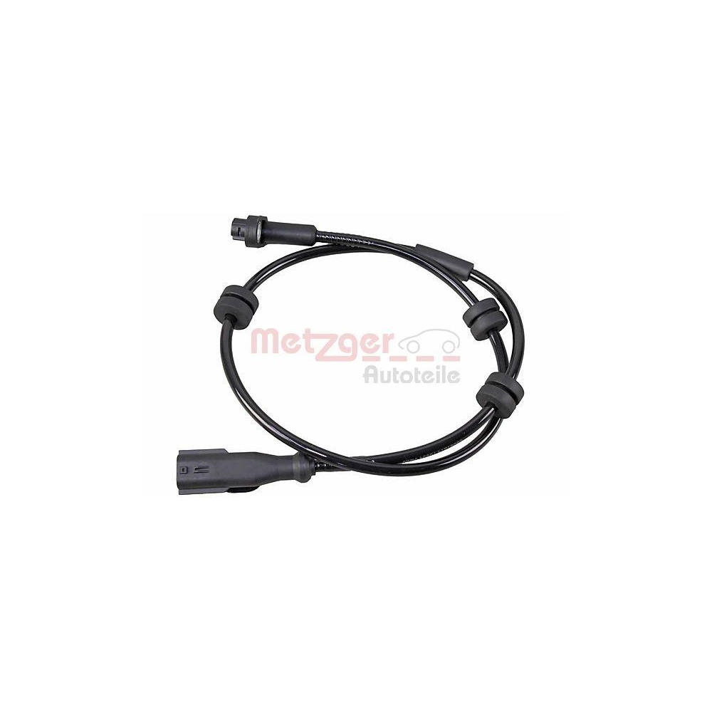 Sensor, Raddrehzahl METZGER 09001214 f&uuml;r FORD, Hinterachse