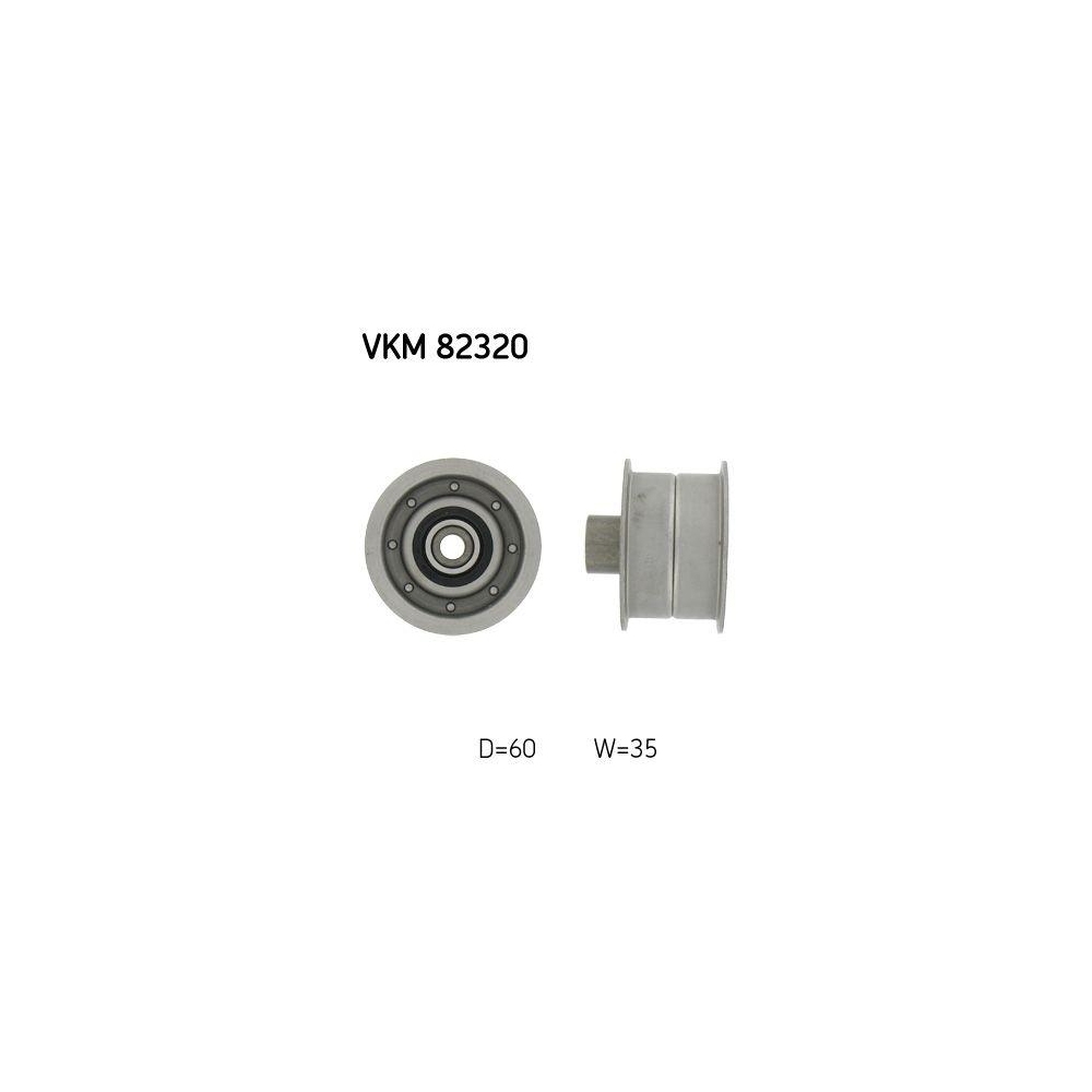 Umlenk-/Führungsrolle, Zahnriemen SKF VKM 82320 für NISSAN