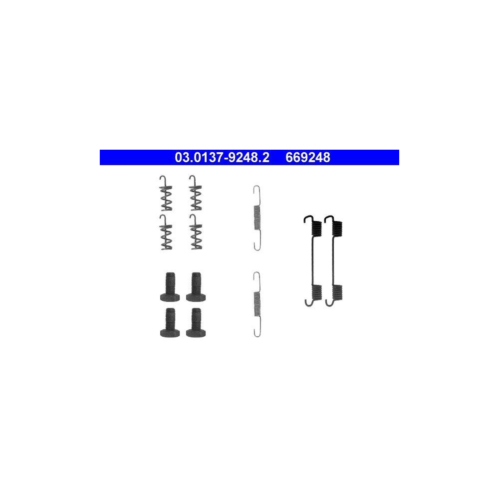 Zubehörsatz, Feststellbremsbacken ATE 03.0137-9248.2 für, Hinterachse