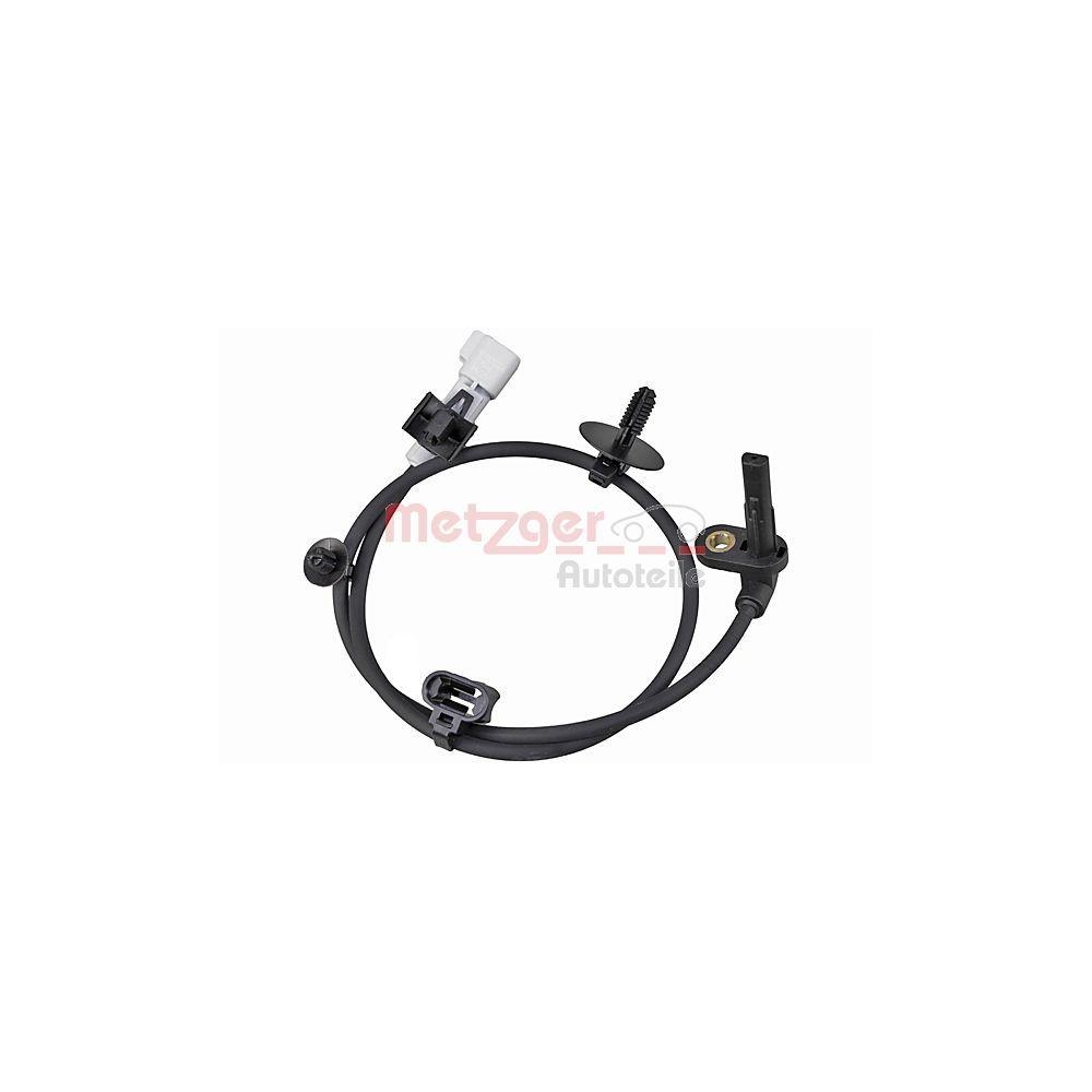 Sensor, Raddrehzahl METZGER 09001226 f&uuml;r OPEL GENERAL MOTORS, Hinterachse links