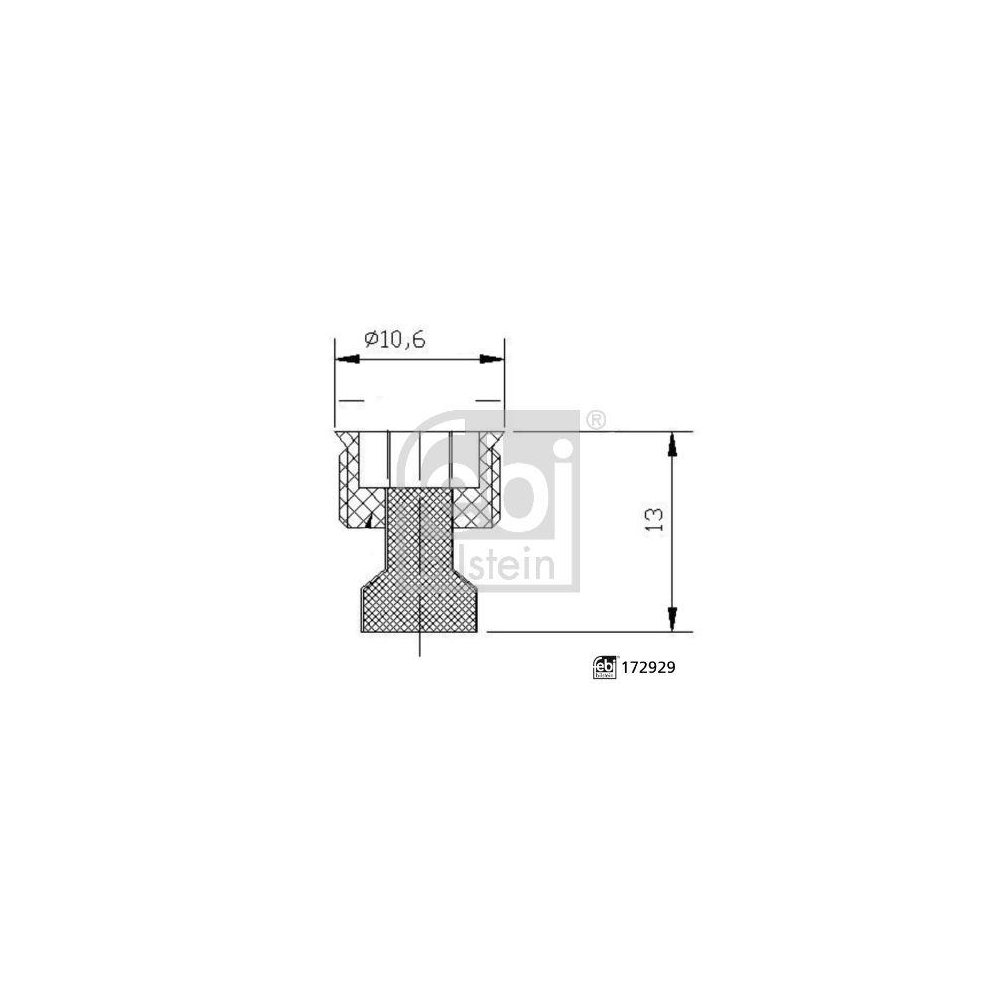 Febi Bilstein 172929 Harnstofffilter mit Dichtring, 1 Stück