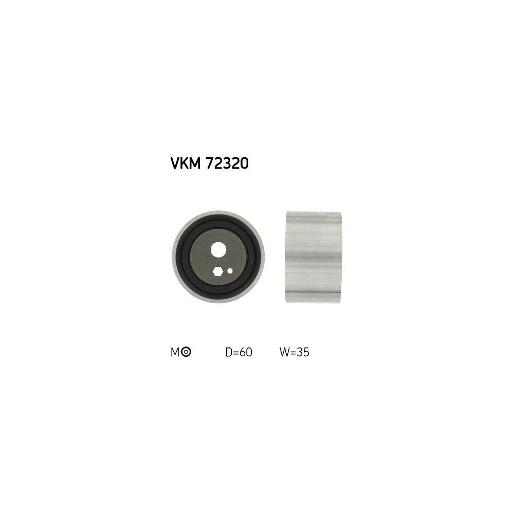 Spannrolle, Zahnriemen SKF VKM 72320 für NISSAN