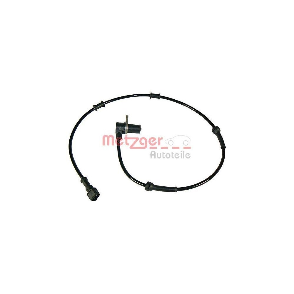 Sensor, Raddrehzahl METZGER 0900785 für VOLVO, Vorderachse