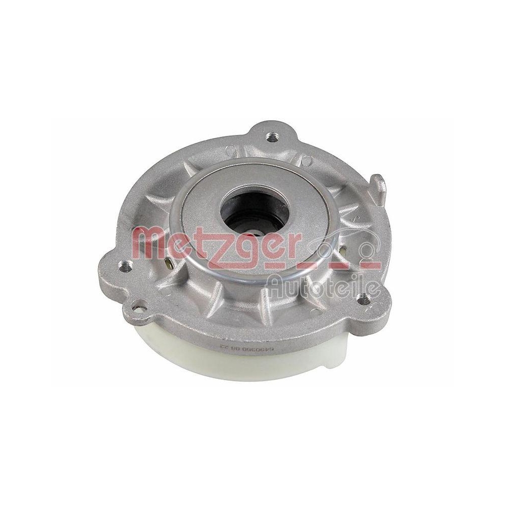 Federbeinstützlager METZGER 6490360 GREENPARTS für AUDI, Vorderachse, oben