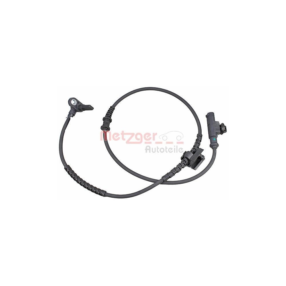 Sensor, Raddrehzahl METZGER 09001233 f&uuml;r OPEL GENERAL MOTORS, Vorderachse