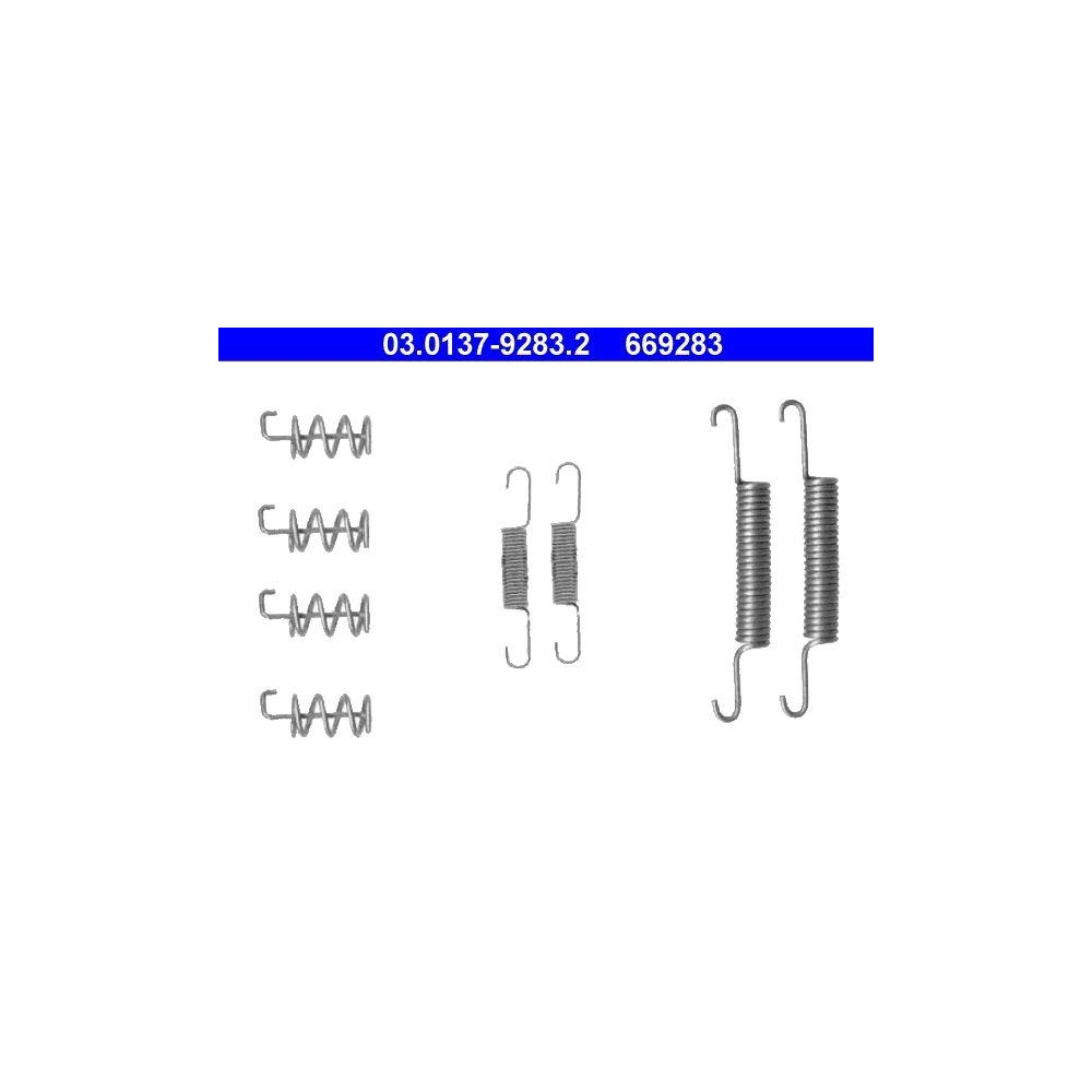 Zubehörsatz, Feststellbremsbacken ATE 03.0137-9283.2 für, Hinterachse